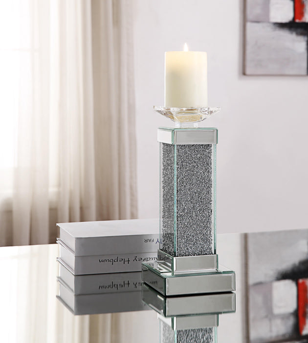 Rekha Mirrored & Faux Crystals Accent Candleholder - Premium Candle Holder from ACME East - Just $107.25! Shop now at Furniture Wholesale Plus  We are the best furniture store in Nashville, Hendersonville, Goodlettsville, Madison, Antioch, Mount Juliet, Lebanon, Gallatin, Springfield, Murfreesboro, Franklin, Brentwood