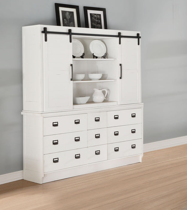 Renske Antique White Hutch & Buffet - Premium Buffet from ACME East - Just $2338.05! Shop now at Furniture Wholesale Plus  We are the best furniture store in Nashville, Hendersonville, Goodlettsville, Madison, Antioch, Mount Juliet, Lebanon, Gallatin, Springfield, Murfreesboro, Franklin, Brentwood