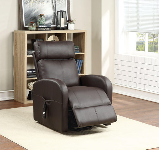 Ricardo Brown PU Recliner w/Power Lift - Premium Recliner from ACME East - Just $739.05! Shop now at Furniture Wholesale Plus  We are the best furniture store in Nashville, Hendersonville, Goodlettsville, Madison, Antioch, Mount Juliet, Lebanon, Gallatin, Springfield, Murfreesboro, Franklin, Brentwood