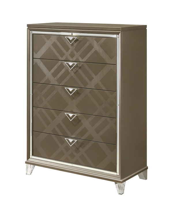 Skylar Dark Champagne Chest - Premium Chest from ACME East - Just $1014! Shop now at Furniture Wholesale Plus  We are the best furniture store in Nashville, Hendersonville, Goodlettsville, Madison, Antioch, Mount Juliet, Lebanon, Gallatin, Springfield, Murfreesboro, Franklin, Brentwood