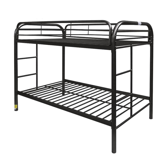 Thomas Black Bunk Bed (Twin/Twin) - Premium Bunk Bed from ACME East - Just $425.10! Shop now at Furniture Wholesale Plus  We are the best furniture store in Nashville, Hendersonville, Goodlettsville, Madison, Antioch, Mount Juliet, Lebanon, Gallatin, Springfield, Murfreesboro, Franklin, Brentwood