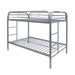 Thomas Silver Bunk Bed (Twin/Twin) - Premium Bunk Bed from ACME East - Just $425.10! Shop now at Furniture Wholesale Plus  We are the best furniture store in Nashville, Hendersonville, Goodlettsville, Madison, Antioch, Mount Juliet, Lebanon, Gallatin, Springfield, Murfreesboro, Franklin, Brentwood