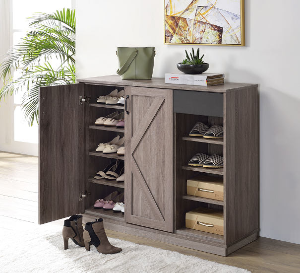 Toski Rustic Gray Oak Cabinet - Premium Cabinet from ACME East - Just $380.25! Shop now at Furniture Wholesale Plus  We are the best furniture store in Nashville, Hendersonville, Goodlettsville, Madison, Antioch, Mount Juliet, Lebanon, Gallatin, Springfield, Murfreesboro, Franklin, Brentwood