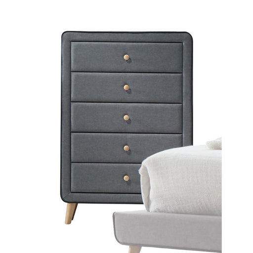 Valda Light Gray Fabric Chest - Premium Chest from ACME East - Just $483.60! Shop now at Furniture Wholesale Plus  We are the best furniture store in Nashville, Hendersonville, Goodlettsville, Madison, Antioch, Mount Juliet, Lebanon, Gallatin, Springfield, Murfreesboro, Franklin, Brentwood