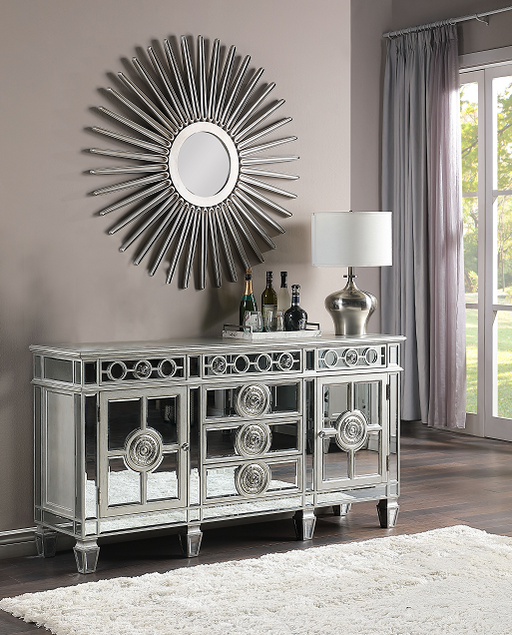 Varian Mirrored & Antique Platinum Server - Premium Server from ACME East - Just $1444.95! Shop now at Furniture Wholesale Plus  We are the best furniture store in Nashville, Hendersonville, Goodlettsville, Madison, Antioch, Mount Juliet, Lebanon, Gallatin, Springfield, Murfreesboro, Franklin, Brentwood