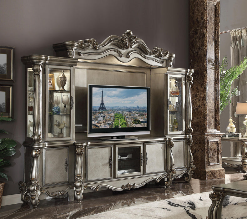 Versailles Antique Platinum TV Stand - Premium TV Stand from ACME East - Just $2217.15! Shop now at Furniture Wholesale Plus  We are the best furniture store in Nashville, Hendersonville, Goodlettsville, Madison, Antioch, Mount Juliet, Lebanon, Gallatin, Springfield, Murfreesboro, Franklin, Brentwood