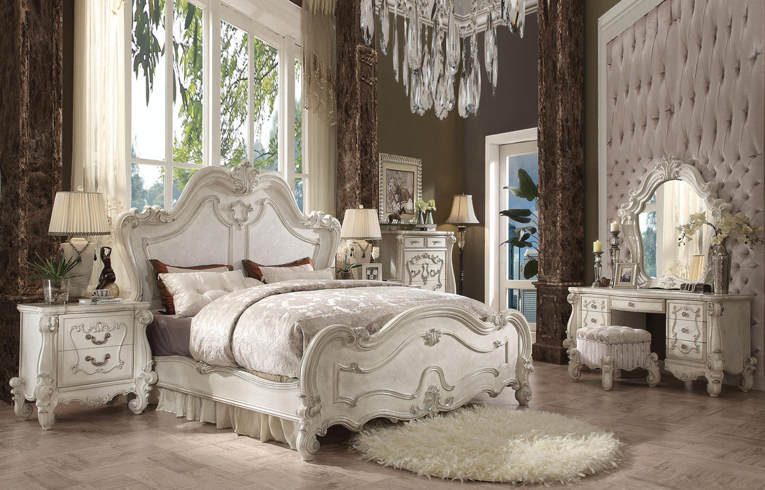 Versailles Bone White California King Bed - Premium Bed from ACME East - Just $4243.20! Shop now at Furniture Wholesale Plus  We are the best furniture store in Nashville, Hendersonville, Goodlettsville, Madison, Antioch, Mount Juliet, Lebanon, Gallatin, Springfield, Murfreesboro, Franklin, Brentwood