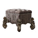 Versailles Fabric & Antique Platinum Vanity Stool - Premium Vanity from ACME East - Just $643.50! Shop now at Furniture Wholesale Plus  We are the best furniture store in Nashville, Hendersonville, Goodlettsville, Madison, Antioch, Mount Juliet, Lebanon, Gallatin, Springfield, Murfreesboro, Franklin, Brentwood