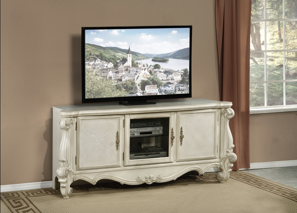 Versailles Bone White TV Stand - Premium TV Stand from ACME East - Just $2217.15! Shop now at Furniture Wholesale Plus  We are the best furniture store in Nashville, Hendersonville, Goodlettsville, Madison, Antioch, Mount Juliet, Lebanon, Gallatin, Springfield, Murfreesboro, Franklin, Brentwood