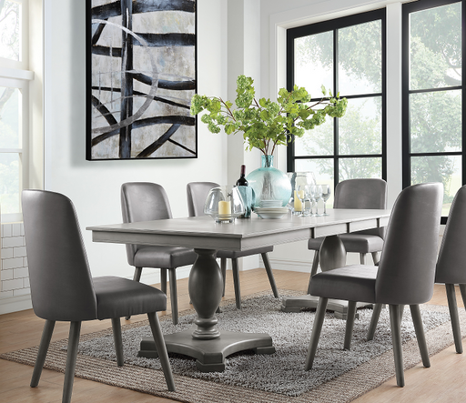 Waylon Gray Oak Dining Table - Premium Dining Table from ACME East - Just $407.55! Shop now at Furniture Wholesale Plus  We are the best furniture store in Nashville, Hendersonville, Goodlettsville, Madison, Antioch, Mount Juliet, Lebanon, Gallatin, Springfield, Murfreesboro, Franklin, Brentwood