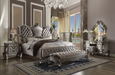 Versailles Velvet & Antique Platinum California King Bed - Premium Bed from ACME East - Just $3410.55! Shop now at Furniture Wholesale Plus  We are the best furniture store in Nashville, Hendersonville, Goodlettsville, Madison, Antioch, Mount Juliet, Lebanon, Gallatin, Springfield, Murfreesboro, Franklin, Brentwood