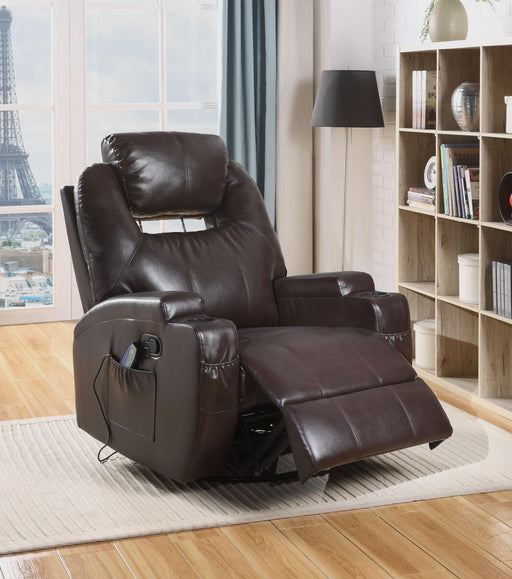 Waterlily Brown PU Rocker Recliner (Motion) - Premium Recliner from ACME East - Just $1012.05! Shop now at Furniture Wholesale Plus  We are the best furniture store in Nashville, Hendersonville, Goodlettsville, Madison, Antioch, Mount Juliet, Lebanon, Gallatin, Springfield, Murfreesboro, Franklin, Brentwood