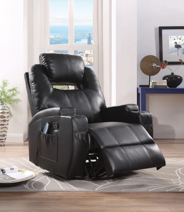 Waterlily Black PU Rocker Recliner (Motion) - Premium Recliner from ACME East - Just $1012.05! Shop now at Furniture Wholesale Plus  We are the best furniture store in Nashville, Hendersonville, Goodlettsville, Madison, Antioch, Mount Juliet, Lebanon, Gallatin, Springfield, Murfreesboro, Franklin, Brentwood