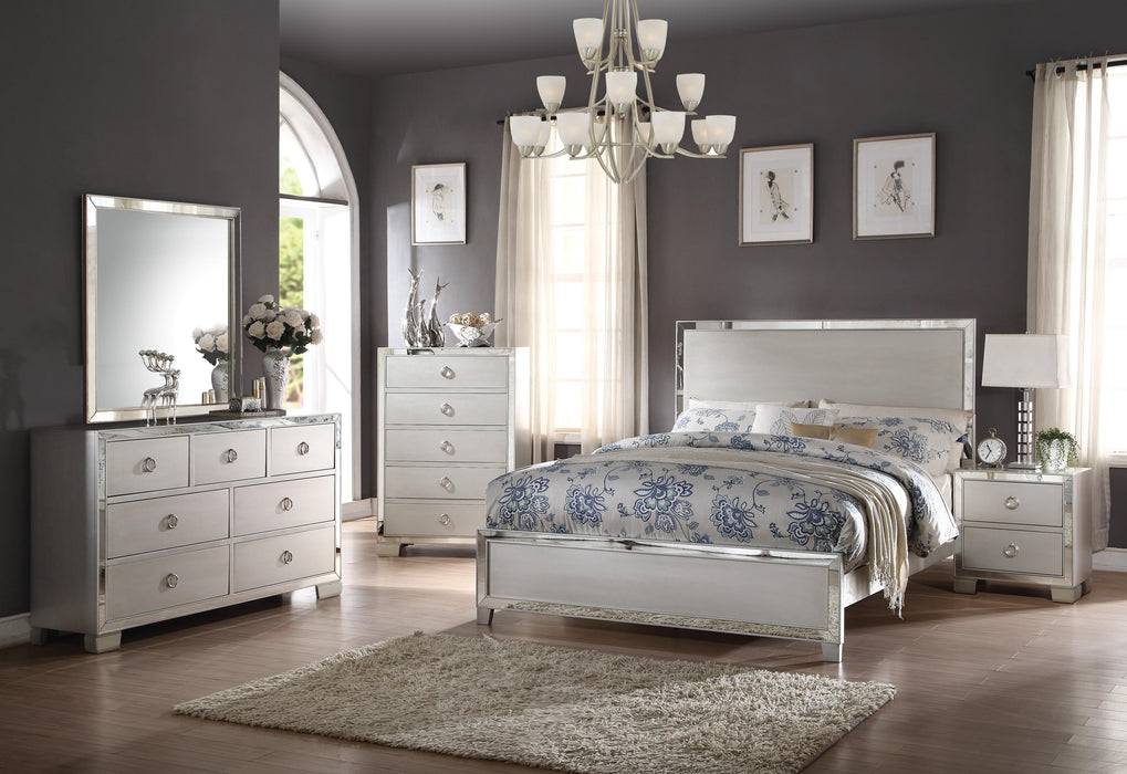 Voeville II Platinum Queen Bed - Premium Bed from ACME East - Just $557.70! Shop now at Furniture Wholesale Plus  We are the best furniture store in Nashville, Hendersonville, Goodlettsville, Madison, Antioch, Mount Juliet, Lebanon, Gallatin, Springfield, Murfreesboro, Franklin, Brentwood