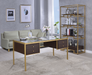 Yumia Gold & Clear Glass Desk - Premium Desk from ACME East - Just $881.40! Shop now at Furniture Wholesale Plus  We are the best furniture store in Nashville, Hendersonville, Goodlettsville, Madison, Antioch, Mount Juliet, Lebanon, Gallatin, Springfield, Murfreesboro, Franklin, Brentwood