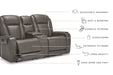 Card Player Power Reclining Loveseat - Premium Loveseat from Ashley Furniture - Just $1914.64! Shop now at Furniture Wholesale Plus  We are the best furniture store in Nashville, Hendersonville, Goodlettsville, Madison, Antioch, Mount Juliet, Lebanon, Gallatin, Springfield, Murfreesboro, Franklin, Brentwood