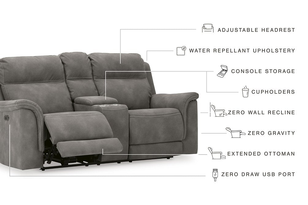 Next-Gen DuraPella Power Reclining Loveseat with Console - Premium Loveseat from Ashley Furniture - Just $1425.62! Shop now at Furniture Wholesale Plus  We are the best furniture store in Nashville, Hendersonville, Goodlettsville, Madison, Antioch, Mount Juliet, Lebanon, Gallatin, Springfield, Murfreesboro, Franklin, Brentwood