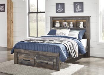 Drystan Bed with 2 Storage Drawers - Premium Bed from Ashley Furniture - Just $466.59! Shop now at Furniture Wholesale Plus  We are the best furniture store in Nashville, Hendersonville, Goodlettsville, Madison, Antioch, Mount Juliet, Lebanon, Gallatin, Springfield, Murfreesboro, Franklin, Brentwood