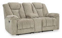 Hindmarsh Power Reclining Loveseat with Console - Premium Loveseat from Ashley Furniture - Just $1007.22! Shop now at Furniture Wholesale Plus  We are the best furniture store in Nashville, Hendersonville, Goodlettsville, Madison, Antioch, Mount Juliet, Lebanon, Gallatin, Springfield, Murfreesboro, Franklin, Brentwood