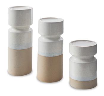 Hurston Candle Holder (Set of 3) - Premium Candle Holder from Ashley Furniture - Just $70.83! Shop now at Furniture Wholesale Plus  We are the best furniture store in Nashville, Hendersonville, Goodlettsville, Madison, Antioch, Mount Juliet, Lebanon, Gallatin, Springfield, Murfreesboro, Franklin, Brentwood