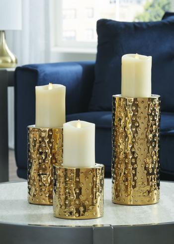 Marisa Candle Holder (Set of 3) - Premium Candle Holder from Ashley Furniture - Just $53.18! Shop now at Furniture Wholesale Plus  We are the best furniture store in Nashville, Hendersonville, Goodlettsville, Madison, Antioch, Mount Juliet, Lebanon, Gallatin, Springfield, Murfreesboro, Franklin, Brentwood