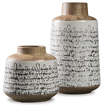 Meghan Vase (Set of 2) - Premium Vase from Ashley Furniture - Just $79.66! Shop now at Furniture Wholesale Plus  We are the best furniture store in Nashville, Hendersonville, Goodlettsville, Madison, Antioch, Mount Juliet, Lebanon, Gallatin, Springfield, Murfreesboro, Franklin, Brentwood