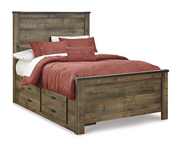 Trinell Bed with 2 Storage Drawers - Premium Bed from Ashley Furniture - Just $637.53! Shop now at Furniture Wholesale Plus  We are the best furniture store in Nashville, Hendersonville, Goodlettsville, Madison, Antioch, Mount Juliet, Lebanon, Gallatin, Springfield, Murfreesboro, Franklin, Brentwood