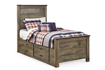 Trinell Youth Bed with 2 Storage Drawers - Premium Youth Bed from Ashley Furniture - Just $561.12! Shop now at Furniture Wholesale Plus  We are the best furniture store in Nashville, Hendersonville, Goodlettsville, Madison, Antioch, Mount Juliet, Lebanon, Gallatin, Springfield, Murfreesboro, Franklin, Brentwood