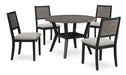 Corloda Dining Table and 4 Chairs (Set of 5) - Premium Dining Table from Ashley Furniture - Just $518.86! Shop now at Furniture Wholesale Plus  We are the best furniture store in Nashville, Hendersonville, Goodlettsville, Madison, Antioch, Mount Juliet, Lebanon, Gallatin, Springfield, Murfreesboro, Franklin, Brentwood