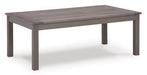 Hillside Barn Outdoor Coffee Table - Premium Outdoor Cocktail Table from Ashley Furniture - Just $307.40! Shop now at Furniture Wholesale Plus  We are the best furniture store in Nashville, Hendersonville, Goodlettsville, Madison, Antioch, Mount Juliet, Lebanon, Gallatin, Springfield, Murfreesboro, Franklin, Brentwood