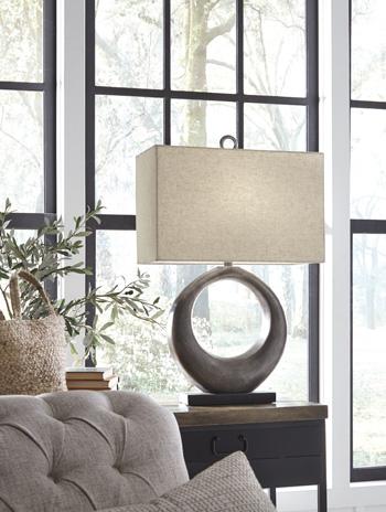 Saria Table Lamp - Premium Table Lamp from Ashley Furniture - Just $125.56! Shop now at Furniture Wholesale Plus  We are the best furniture store in Nashville, Hendersonville, Goodlettsville, Madison, Antioch, Mount Juliet, Lebanon, Gallatin, Springfield, Murfreesboro, Franklin, Brentwood