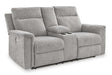 Barnsana Power Reclining Loveseat with Console - Premium Loveseat from Ashley Furniture - Just $788.31! Shop now at Furniture Wholesale Plus  We are the best furniture store in Nashville, Hendersonville, Goodlettsville, Madison, Antioch, Mount Juliet, Lebanon, Gallatin, Springfield, Murfreesboro, Franklin, Brentwood