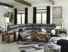 Samperstone Power Reclining Sectional - Premium Sectional from Ashley Furniture - Just $1137.86! Shop now at Furniture Wholesale Plus  We are the best furniture store in Nashville, Hendersonville, Goodlettsville, Madison, Antioch, Mount Juliet, Lebanon, Gallatin, Springfield, Murfreesboro, Franklin, Brentwood