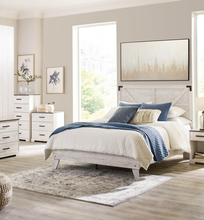 Shawburn Crossbuck Panel Bed - Premium Bed from Ashley Furniture - Just $274.80! Shop now at Furniture Wholesale Plus  We are the best furniture store in Nashville, Hendersonville, Goodlettsville, Madison, Antioch, Mount Juliet, Lebanon, Gallatin, Springfield, Murfreesboro, Franklin, Brentwood