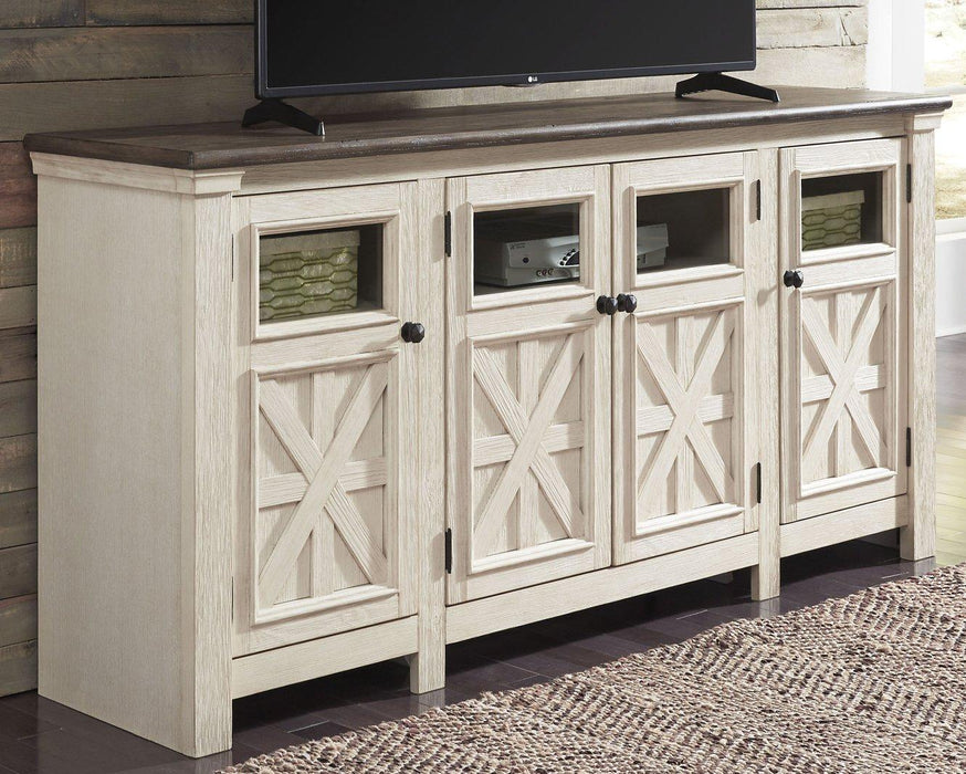 Bolanburg 74" TV Stand - Premium TV Stand from Ashley Furniture - Just $746.13! Shop now at Furniture Wholesale Plus  We are the best furniture store in Nashville, Hendersonville, Goodlettsville, Madison, Antioch, Mount Juliet, Lebanon, Gallatin, Springfield, Murfreesboro, Franklin, Brentwood