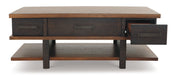 Stanah Coffee Table with Lift Top - Premium Cocktail Table Lift from Ashley Furniture - Just $408.03! Shop now at Furniture Wholesale Plus  We are the best furniture store in Nashville, Hendersonville, Goodlettsville, Madison, Antioch, Mount Juliet, Lebanon, Gallatin, Springfield, Murfreesboro, Franklin, Brentwood