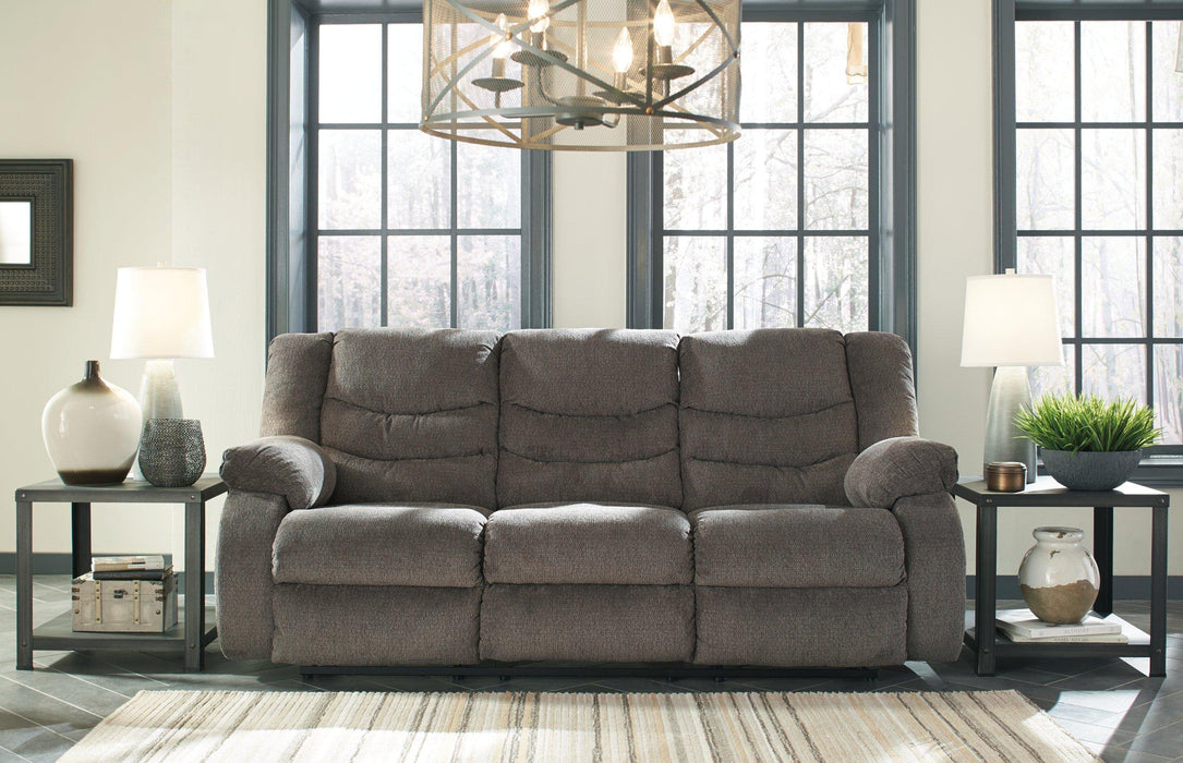 Tulen Reclining Sofa - Premium Sofa from Ashley Furniture - Just $674.04! Shop now at Furniture Wholesale Plus  We are the best furniture store in Nashville, Hendersonville, Goodlettsville, Madison, Antioch, Mount Juliet, Lebanon, Gallatin, Springfield, Murfreesboro, Franklin, Brentwood