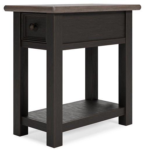 Tyler Creek Chairside End Table - Premium End Table from Ashley Furniture - Just $152.04! Shop now at Furniture Wholesale Plus  We are the best furniture store in Nashville, Hendersonville, Goodlettsville, Madison, Antioch, Mount Juliet, Lebanon, Gallatin, Springfield, Murfreesboro, Franklin, Brentwood