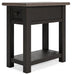 Tyler Creek Chairside End Table - Premium End Table from Ashley Furniture - Just $152.04! Shop now at Furniture Wholesale Plus  We are the best furniture store in Nashville, Hendersonville, Goodlettsville, Madison, Antioch, Mount Juliet, Lebanon, Gallatin, Springfield, Murfreesboro, Franklin, Brentwood