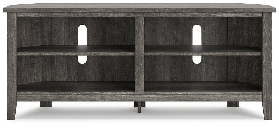 Arlenbry Corner TV Stand - Premium TV Stand from Ashley Furniture - Just $156.59! Shop now at Furniture Wholesale Plus  We are the best furniture store in Nashville, Hendersonville, Goodlettsville, Madison, Antioch, Mount Juliet, Lebanon, Gallatin, Springfield, Murfreesboro, Franklin, Brentwood