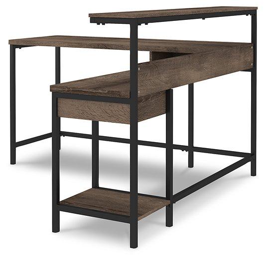 Arlenbry Home Office L-Desk with Storage - Premium Desk from Ashley Furniture - Just $393.16! Shop now at Furniture Wholesale Plus  We are the best furniture store in Nashville, Hendersonville, Goodlettsville, Madison, Antioch, Mount Juliet, Lebanon, Gallatin, Springfield, Murfreesboro, Franklin, Brentwood