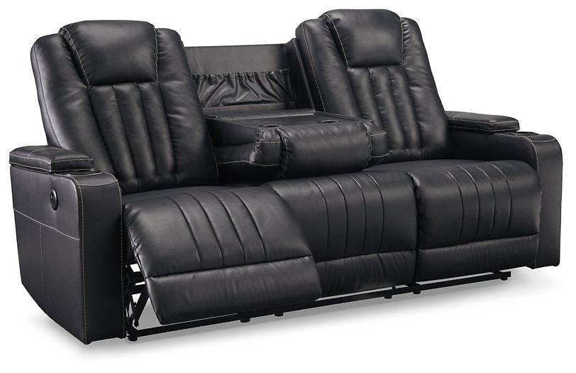 Center Point Reclining Sofa with Drop Down Table - Premium Sofa from Ashley Furniture - Just $1037.71! Shop now at Furniture Wholesale Plus  We are the best furniture store in Nashville, Hendersonville, Goodlettsville, Madison, Antioch, Mount Juliet, Lebanon, Gallatin, Springfield, Murfreesboro, Franklin, Brentwood