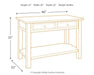 Tyler Creek Sofa/Console Table - Premium Sofa Table from Ashley Furniture - Just $370.95! Shop now at Furniture Wholesale Plus  We are the best furniture store in Nashville, Hendersonville, Goodlettsville, Madison, Antioch, Mount Juliet, Lebanon, Gallatin, Springfield, Murfreesboro, Franklin, Brentwood