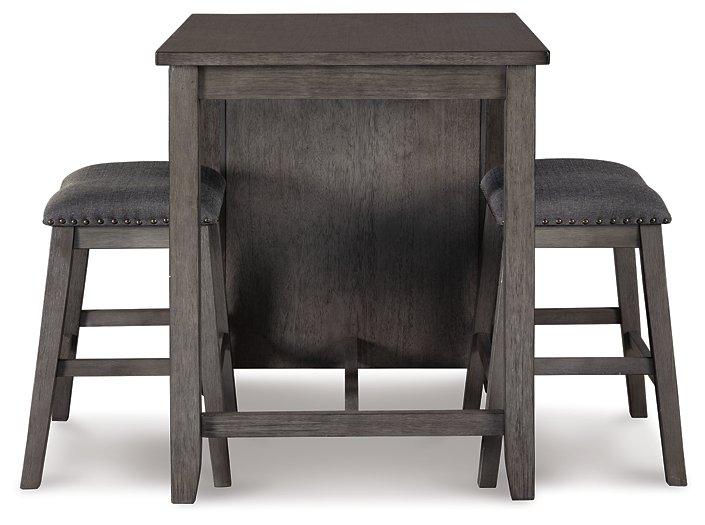 Caitbrook Counter Height Dining Table and Bar Stools (Set of 3) - Premium Counter Height Table from Ashley Furniture - Just $414.29! Shop now at Furniture Wholesale Plus  We are the best furniture store in Nashville, Hendersonville, Goodlettsville, Madison, Antioch, Mount Juliet, Lebanon, Gallatin, Springfield, Murfreesboro, Franklin, Brentwood