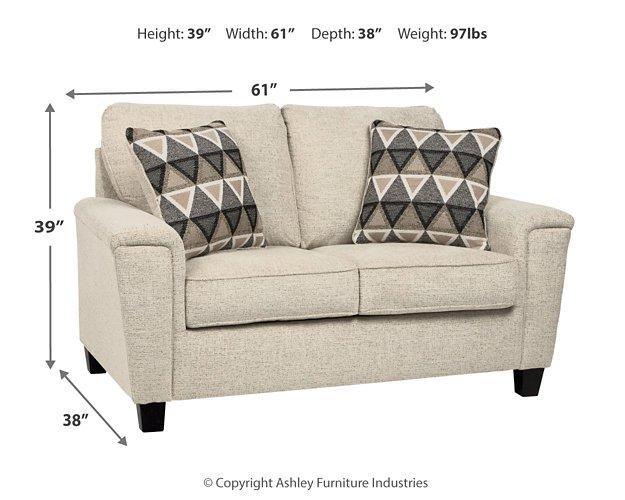 Abinger Loveseat - Premium Loveseat from Ashley Furniture - Just $420.46! Shop now at Furniture Wholesale Plus  We are the best furniture store in Nashville, Hendersonville, Goodlettsville, Madison, Antioch, Mount Juliet, Lebanon, Gallatin, Springfield, Murfreesboro, Franklin, Brentwood