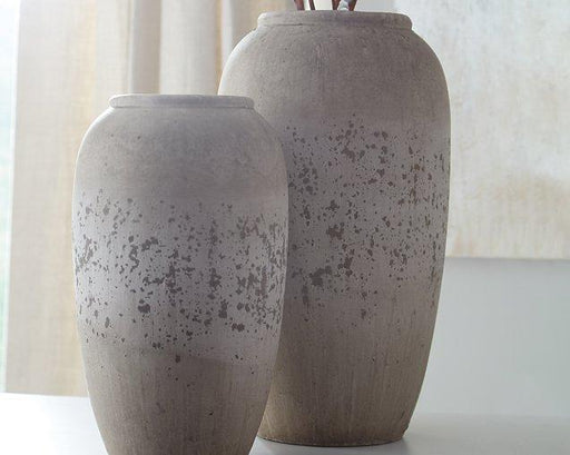 Dimitra Vase (Set of 2) - Premium Vase from Ashley Furniture - Just $79.66! Shop now at Furniture Wholesale Plus  We are the best furniture store in Nashville, Hendersonville, Goodlettsville, Madison, Antioch, Mount Juliet, Lebanon, Gallatin, Springfield, Murfreesboro, Franklin, Brentwood