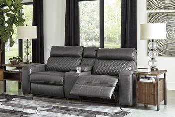 Samperstone Power Reclining Sectional - Premium Sectional from Ashley Furniture - Just $1137.86! Shop now at Furniture Wholesale Plus  We are the best furniture store in Nashville, Hendersonville, Goodlettsville, Madison, Antioch, Mount Juliet, Lebanon, Gallatin, Springfield, Murfreesboro, Franklin, Brentwood