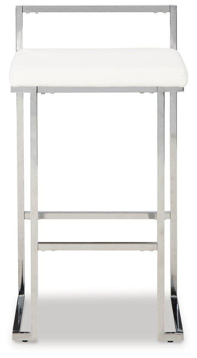 Madanere Bar Height Bar Stool - Premium Barstool from Ashley Furniture - Just $104.58! Shop now at Furniture Wholesale Plus  We are the best furniture store in Nashville, Hendersonville, Goodlettsville, Madison, Antioch, Mount Juliet, Lebanon, Gallatin, Springfield, Murfreesboro, Franklin, Brentwood