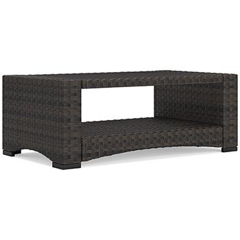 Windglow Outdoor Coffee Table - Premium Outdoor Cocktail Table from Ashley Furniture - Just $280.92! Shop now at Furniture Wholesale Plus  We are the best furniture store in Nashville, Hendersonville, Goodlettsville, Madison, Antioch, Mount Juliet, Lebanon, Gallatin, Springfield, Murfreesboro, Franklin, Brentwood