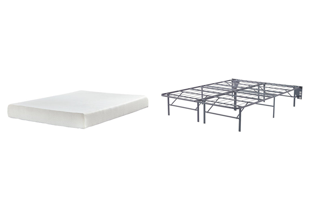 Chime 8 Inch Memory Foam Mattress Set - Premium Mattress Set from Ashley Furniture - Just $367.42! Shop now at Furniture Wholesale Plus  We are the best furniture store in Nashville, Hendersonville, Goodlettsville, Madison, Antioch, Mount Juliet, Lebanon, Gallatin, Springfield, Murfreesboro, Franklin, Brentwood